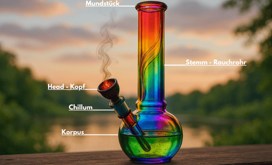 Wie ist eine Bong aufgebaut? Fair-Smoke.com