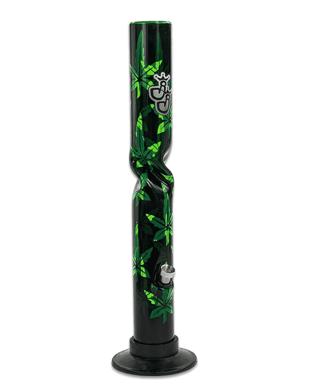 Gedrehtes MittelstΓΌck der Jelly Joker Acrylbong β Eisfach fΓΌr kΓΌhlen Rauch