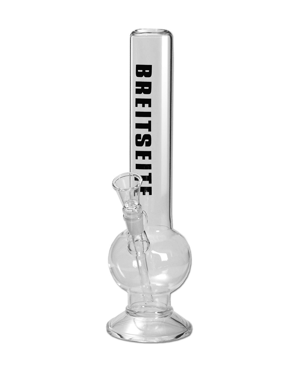 BREITseite Glasbong im Standarddesign zum täglichen Gebrauch geeignet.