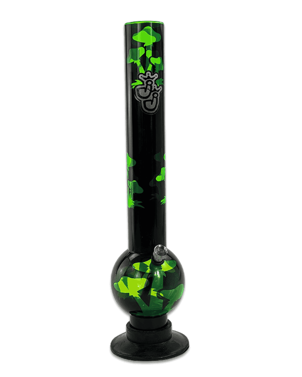 Edelstahl-Chillum mit passendem Kopf β langlebig & sofort einsatzbereit bei der MUSH Acrylbong