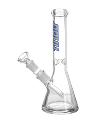 Heisenberg Blue Believer Bong, 27 cm, Frontansicht