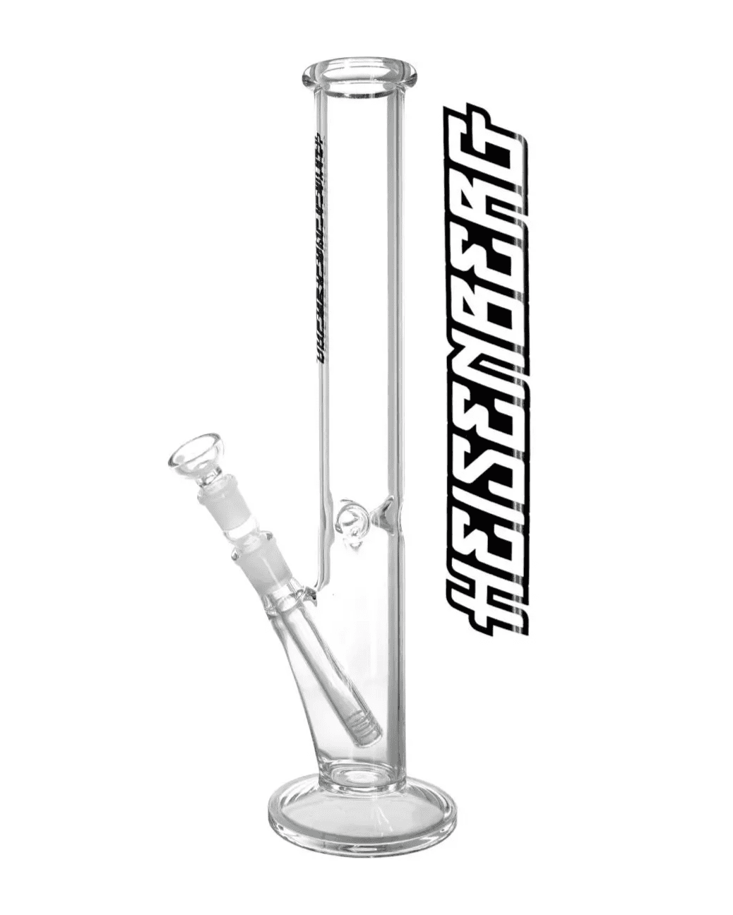 Schöne Heisenberg Payday Black Glasbong mit Kickloch, passendem Chillum und Head/Kopf zum Rauchen von Kräutern.