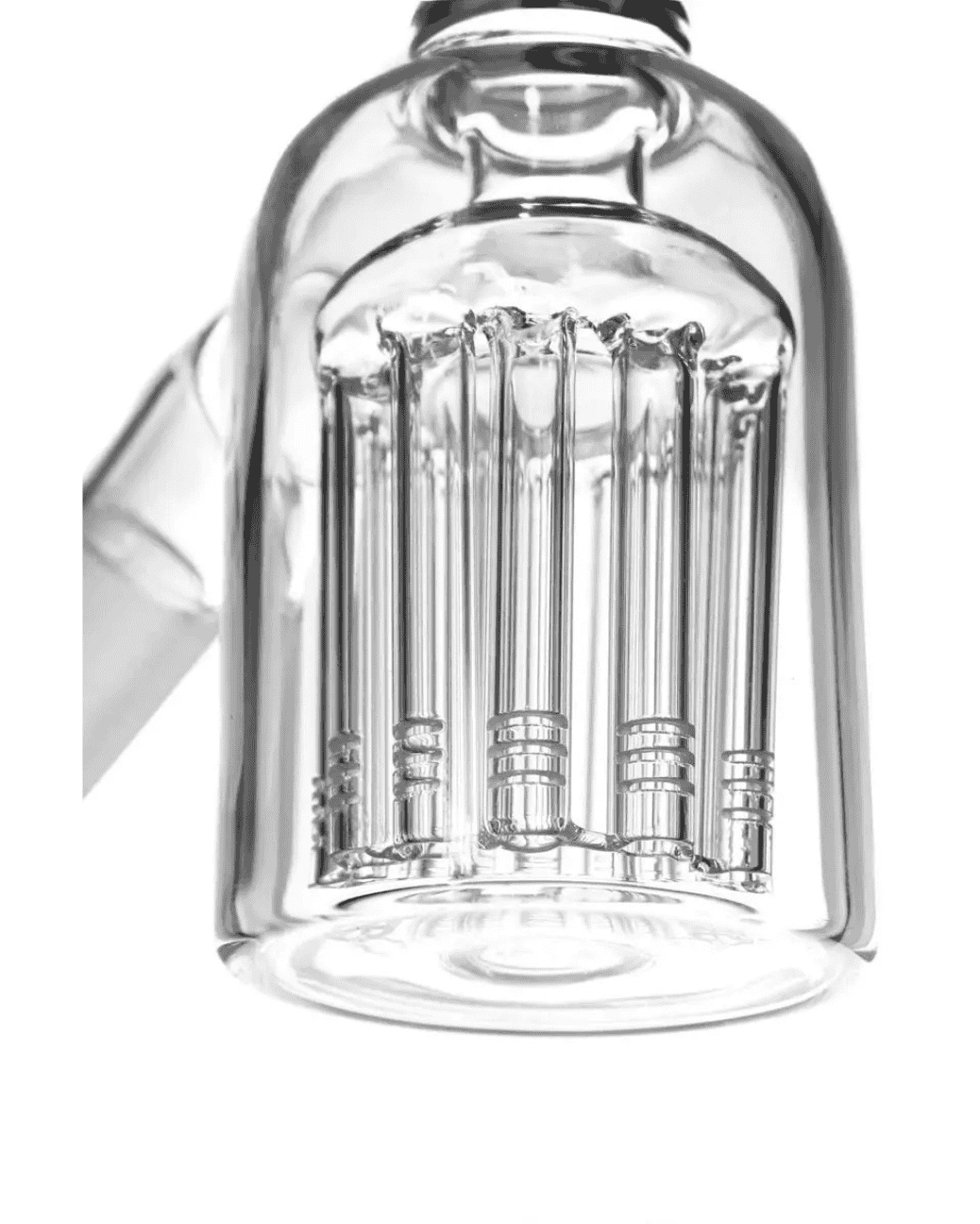 Heisenberg 12-Arm Vorkühler, der sich ideal für Beaker und Standard-Bongs mit ausreichendem Gewicht eignet.
