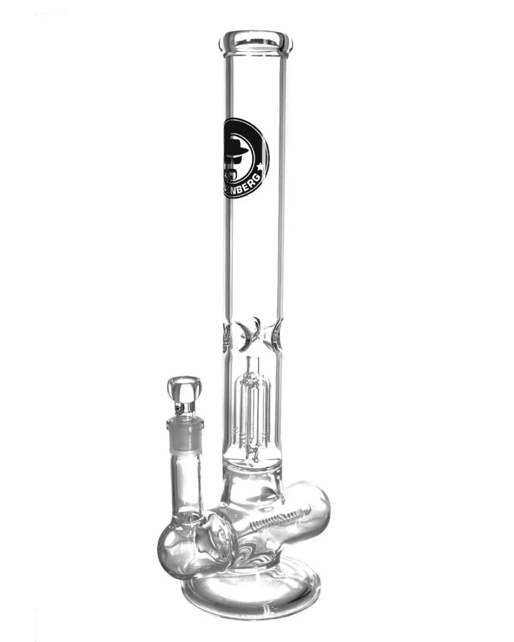 Inline Bong mit 5-arm Perc zum Rauchen von Kräutern