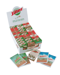 Vorderansicht der Jilter ECO Eindrehfilters aus 100% recyceltem Karton