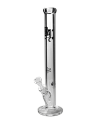 Black Leaf Zylinderbong aus 9mm Borosilikatglas mit 50 cm Höhe