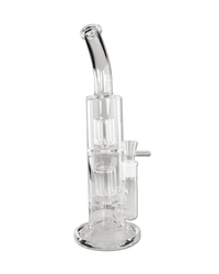 BLAZE Glasbong mit 2x 2-Kammer Inlineperkolator – Vorderansicht