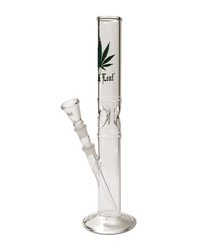 Black Leaf Glasbong Ice LEAF 450 mm mit Hanfblatt und Ice-Kammer