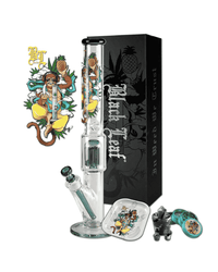 Hanuman Kofferbong von Black Leaf mit 10-Arm Perkolator und Ice-Kammer