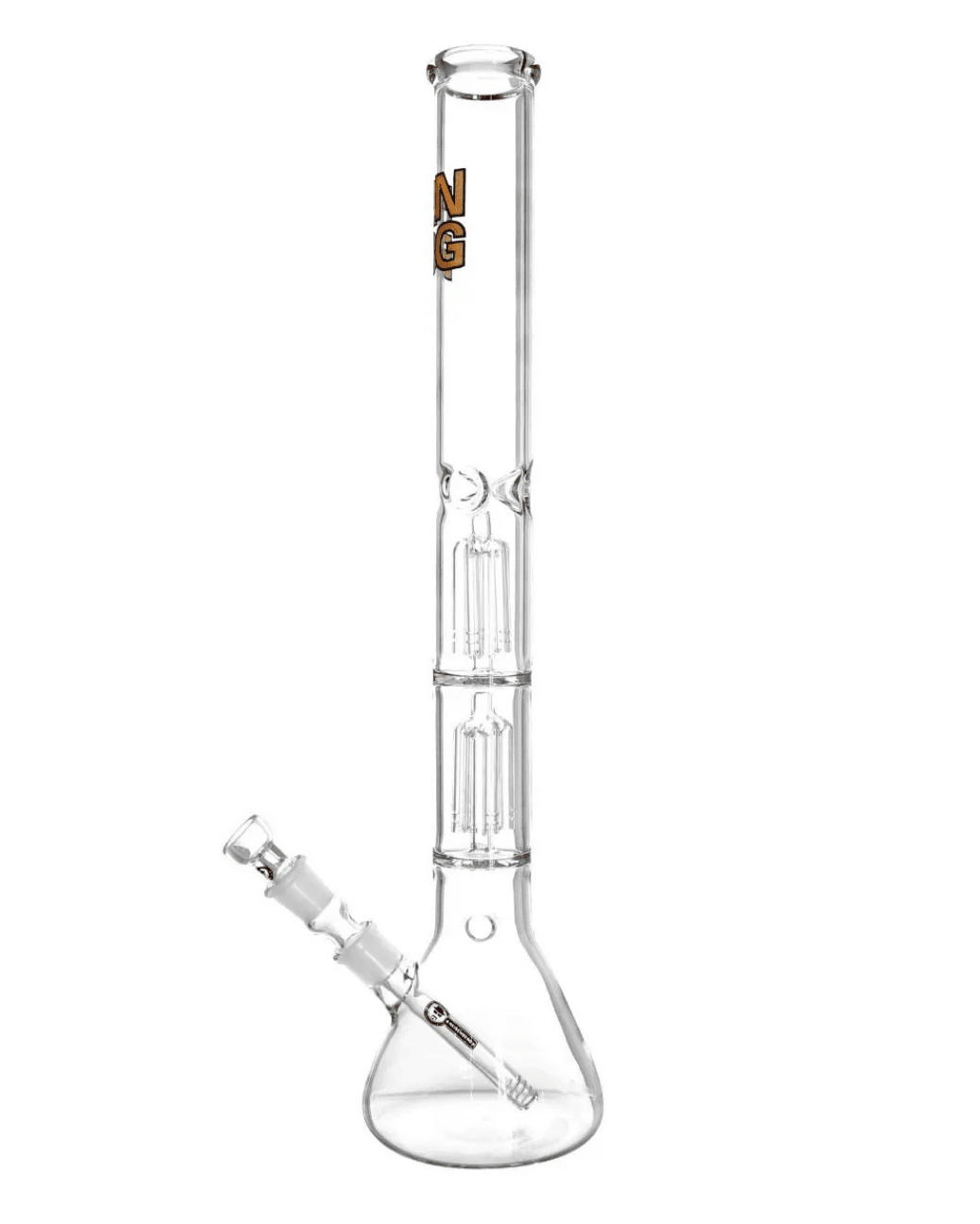 HNBG Double Perc Bong mit 2x 5-Arm-Perkolator