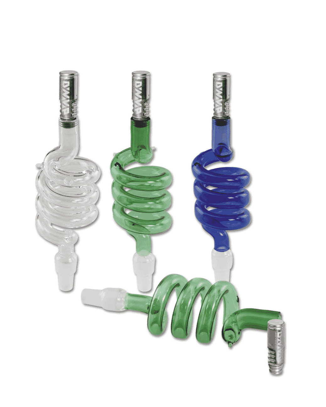 Vaporizer Bongaufsatz mit Spirale und DynaVap Edelstahlspitze