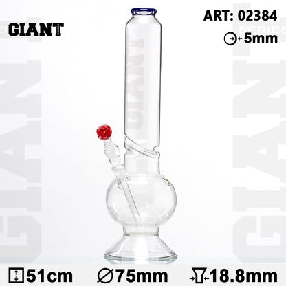 Giant Twisted Glass Bong – H:51cm, NS:18.8mm