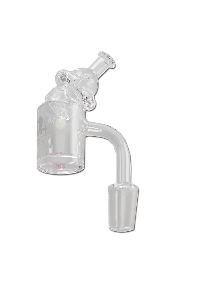 Black Leaf Quarz Banger Spinner Cap + 2 Perlen
