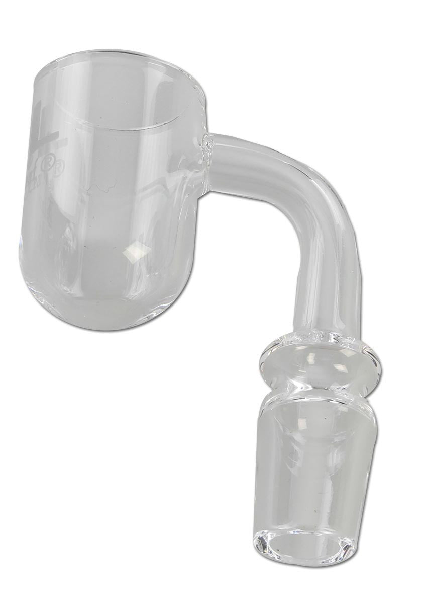 Black Leaf Quarz Banger mit Perle NS 19