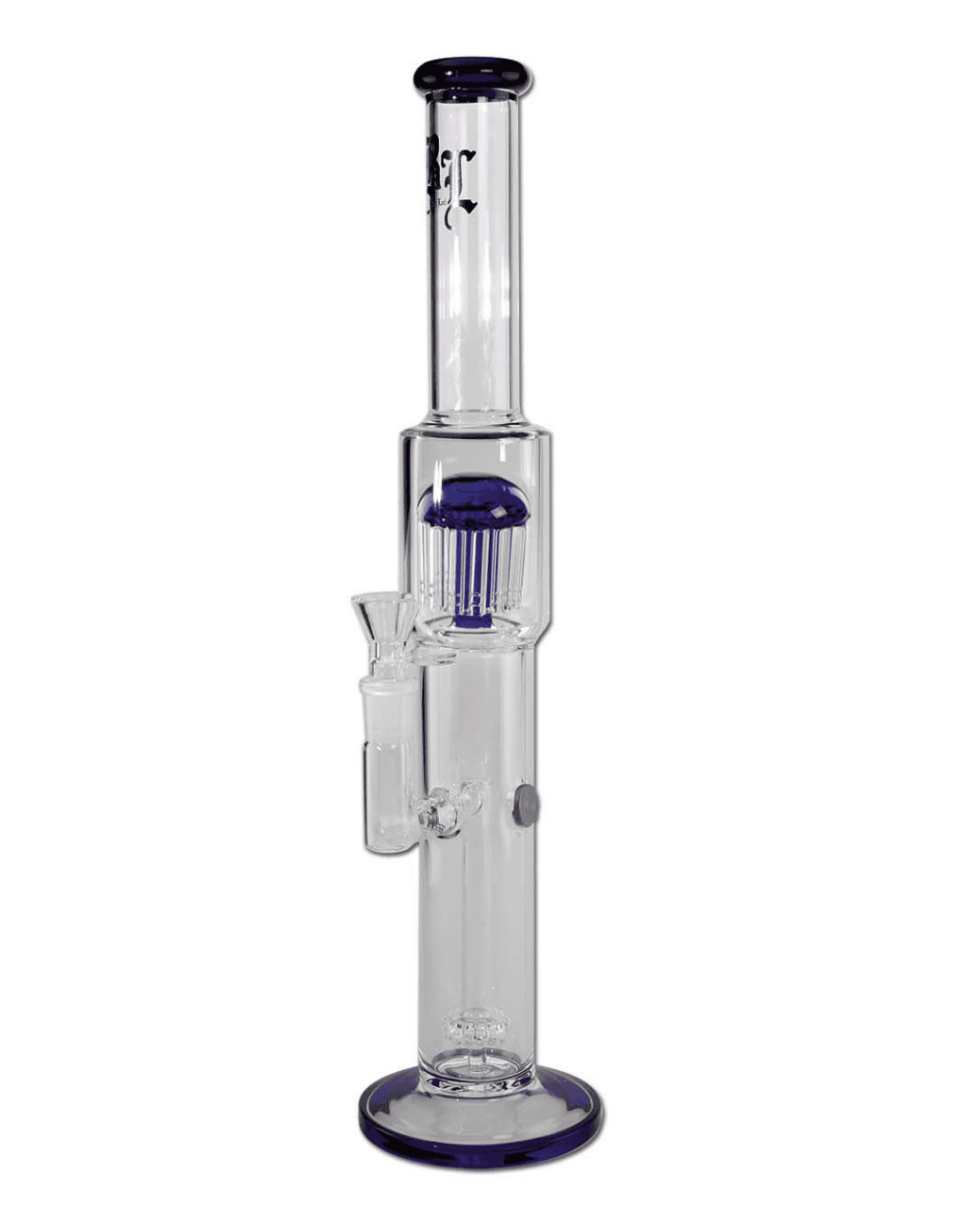 Detail des 12-armigen Baumperkolators in Black Leaf Bong