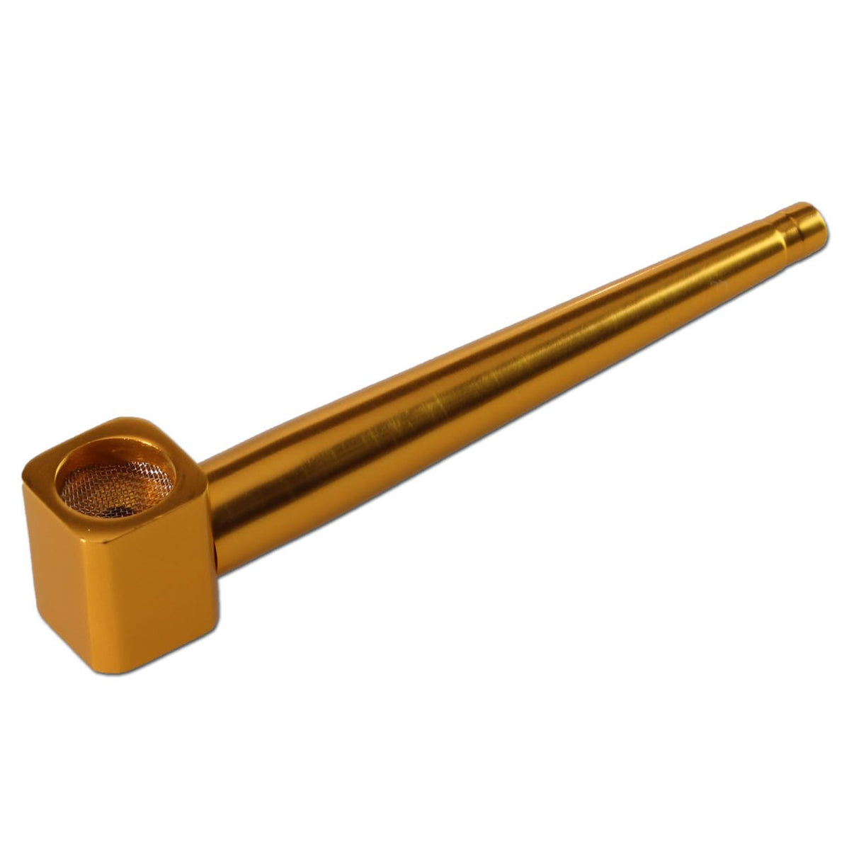 Roller Handpfeife aus eloxiertem Aluminium - Gold