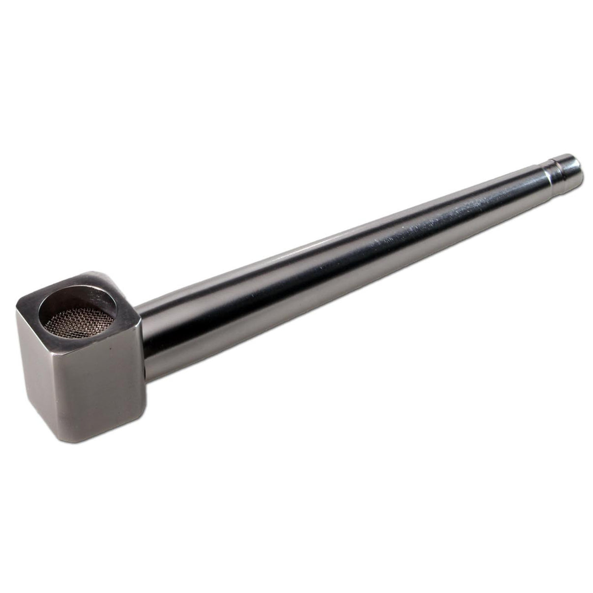 Roller Handpfeife aus eloxiertem Aluminium - Grau