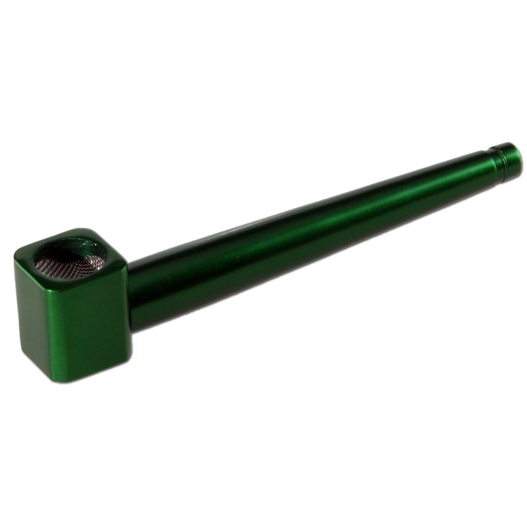 Roller Handpfeife aus eloxiertem Aluminium - Grün
