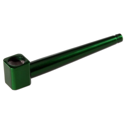 Roller Handpfeife aus eloxiertem Aluminium - Grün