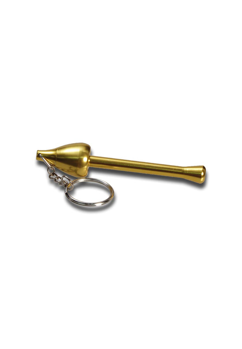 Mushroom Pipe Alu 3tlg. Handpfeife - Gold