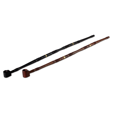 Black Leaf Holzpfeife 3-teilig mit Messingring