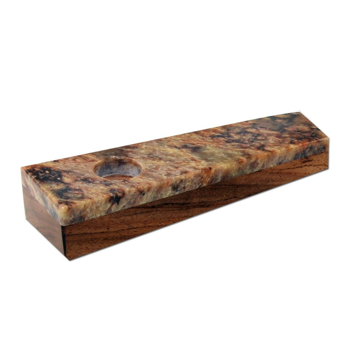 Specksteinpfeife mit Shishamholz - Modell 4