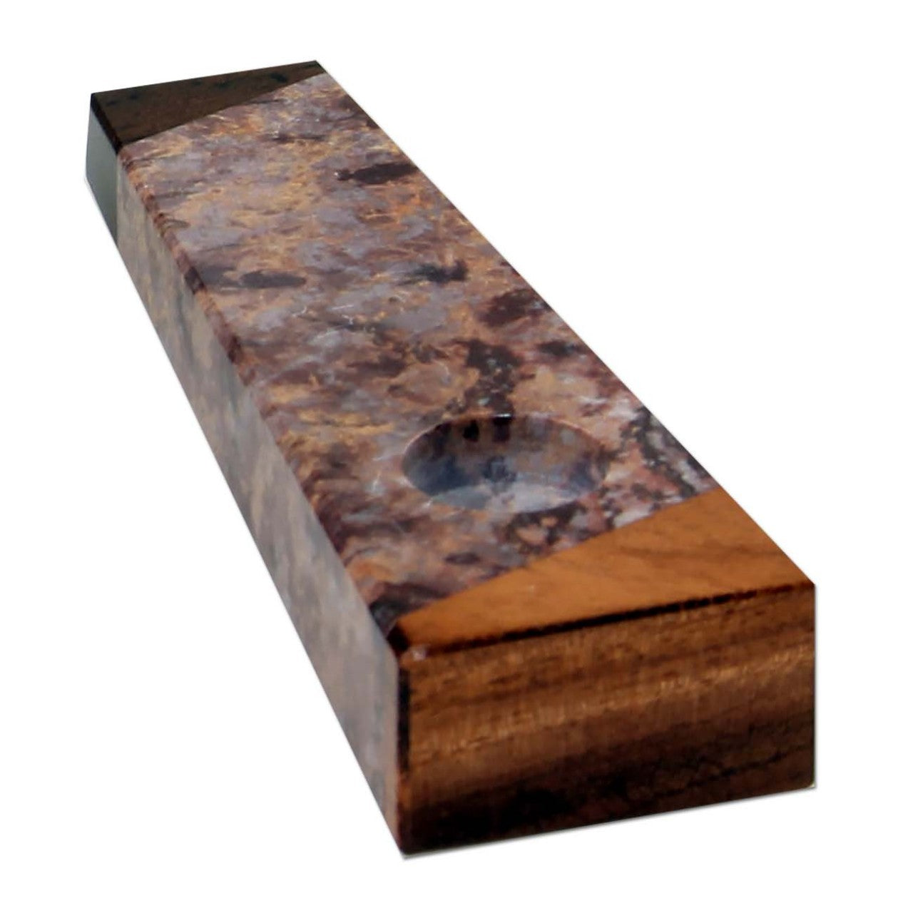 Specksteinpfeife mit Shishamholz - Modell 5