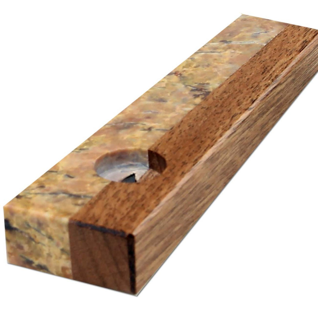 Specksteinpfeife mit Shishamholz - Modell 8