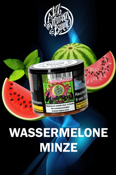 187 Strassenbande Shisha-Tabak WATERMELON 25g in praktischer Dose zum Rauchen in einer Shisha. 