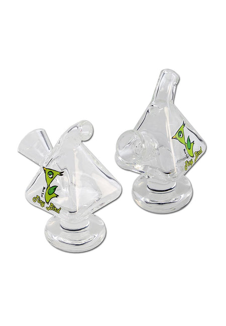 Black Leaf Tiny Bird Pyramide One Hit Bubbler