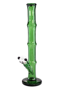 Black Leaf Glasbong mit Pandakopf