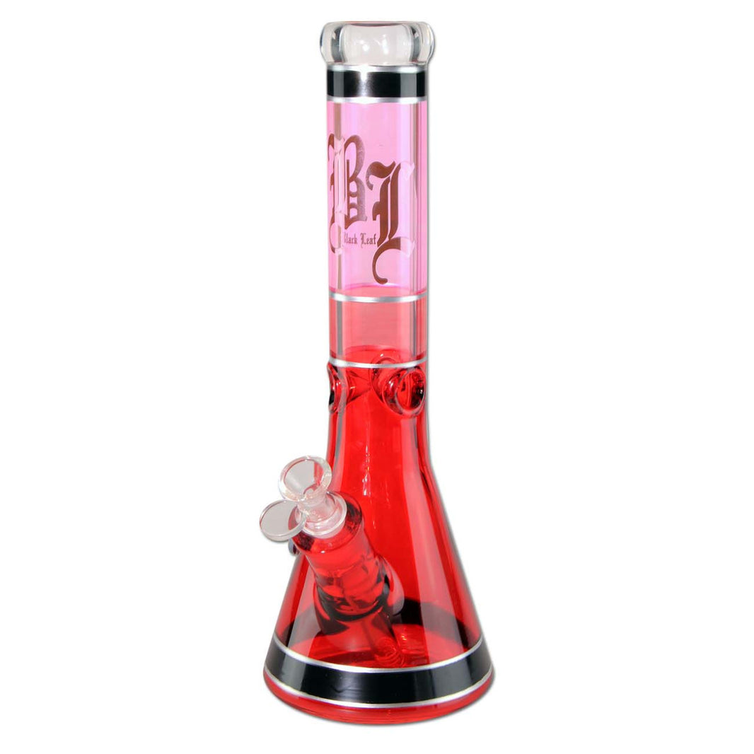 Black Leaf Cherry Red Beakerbong Ice