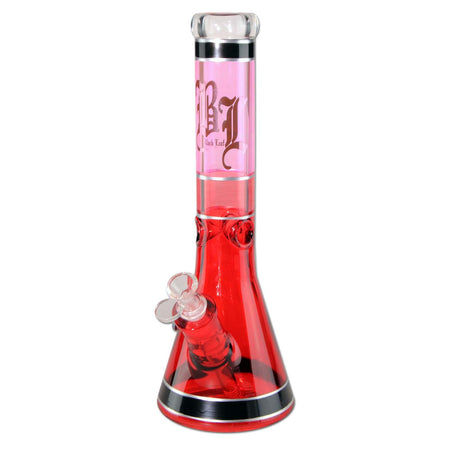 Black Leaf Cherry Red Beakerbong Ice