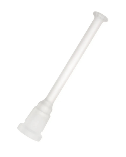 Nahaufnahme der sandgestrahlten, satinierten Oberfläche des Circulator