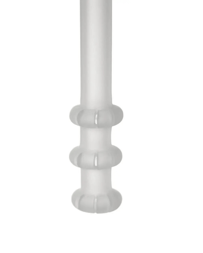 Seitliche Perspektive des satinierten 29.2>18.8 Triple Disc Diffusers mit sichtbaren Discs