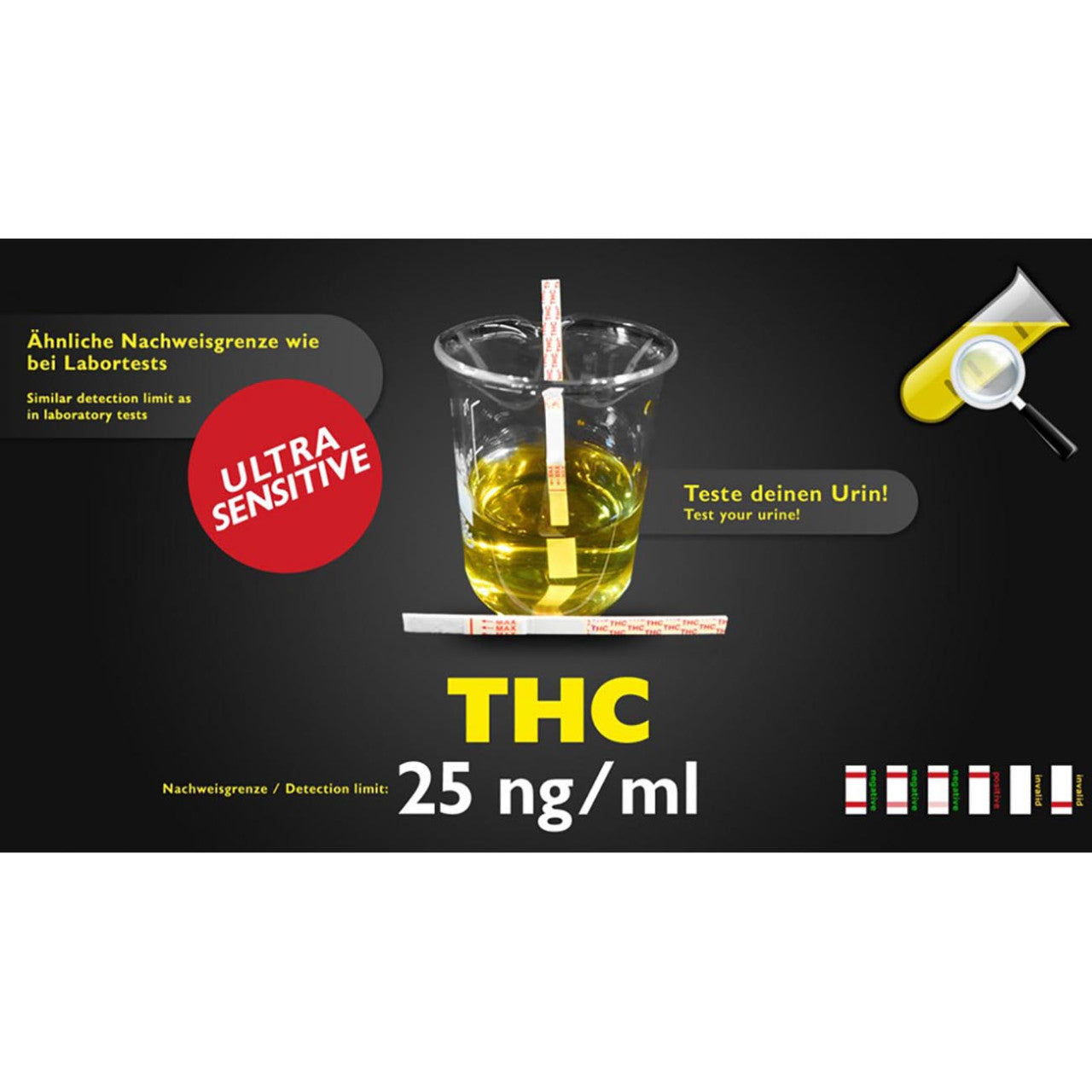 CleanUrin THC Test Sensitiv 25ng/ml