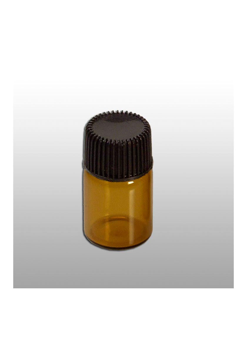 Fläschchen braun, Schraubverschluss
