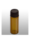 Fläschchen mit Schraubverschluß braun