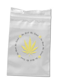 Schnellverschlussbeutel In Weed We Trust 40x60mm