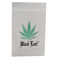 Schnellverschlussbeutel Black Leaf 40x60mm