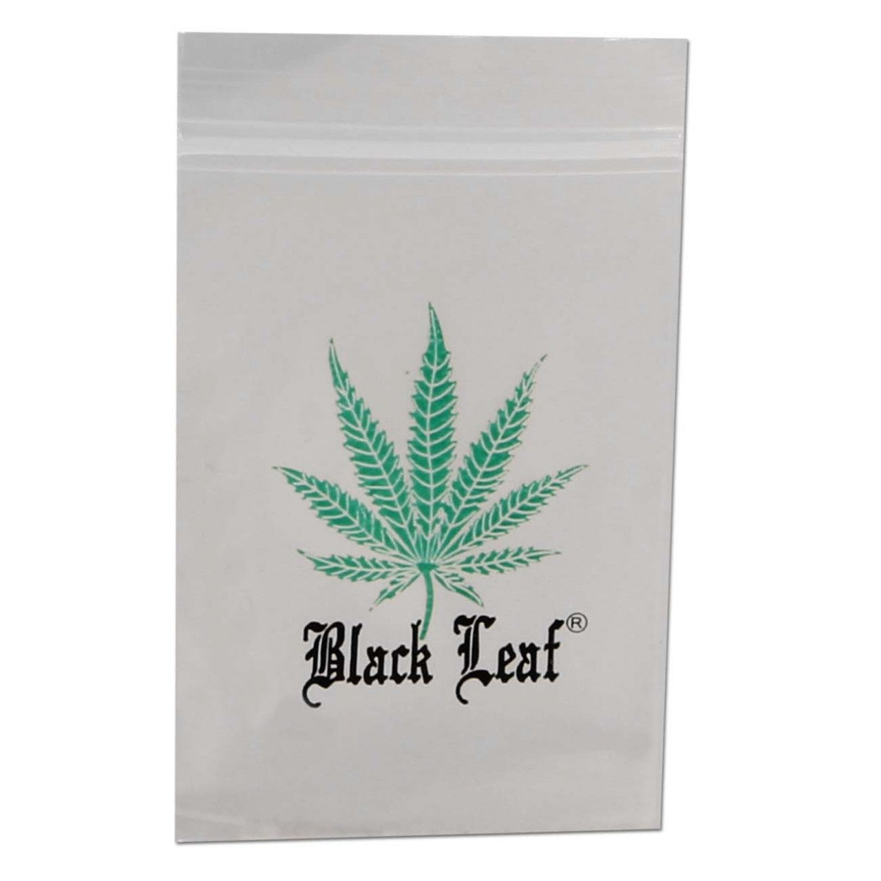 Schnellverschlussbeutel Black Leaf 40x60mm