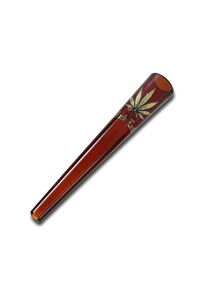 Black Leaf Glas Chillum Amber