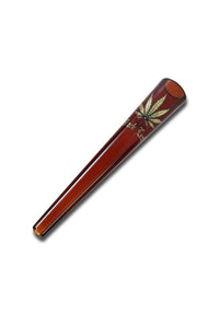 Black Leaf Glas Chillum Amber
