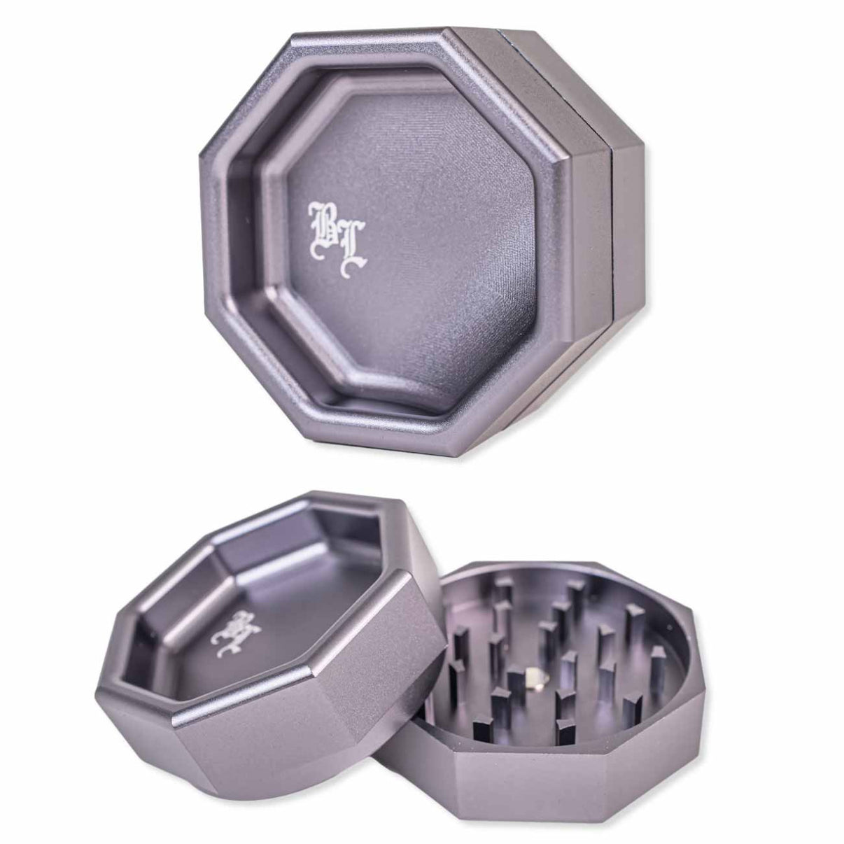 Black Leaf OKTAGON Grinder 2-tlg. titangrau