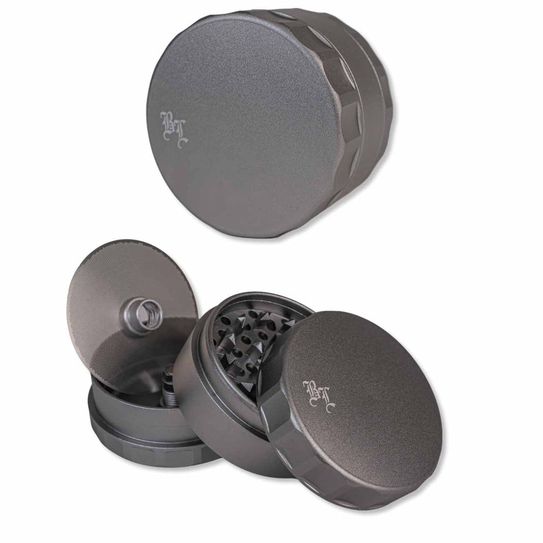 Black Leaf Alu Grinder 3-tlg. titangrau