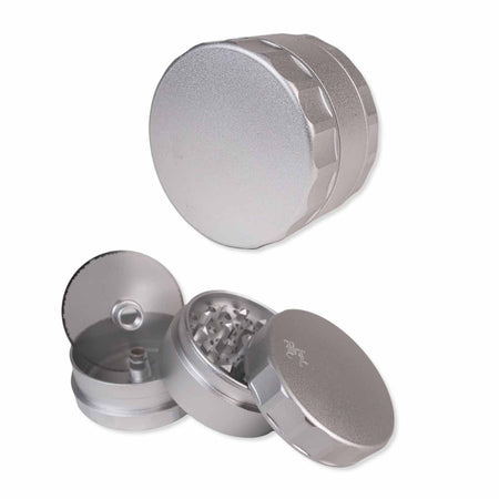 Black Leaf Alu Grinder 3-teilig silber