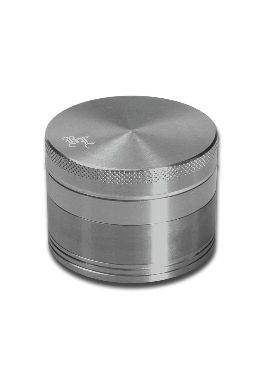 Black Leaf Aluminium-Grinder 4-teilig mit Magnet - Chrom