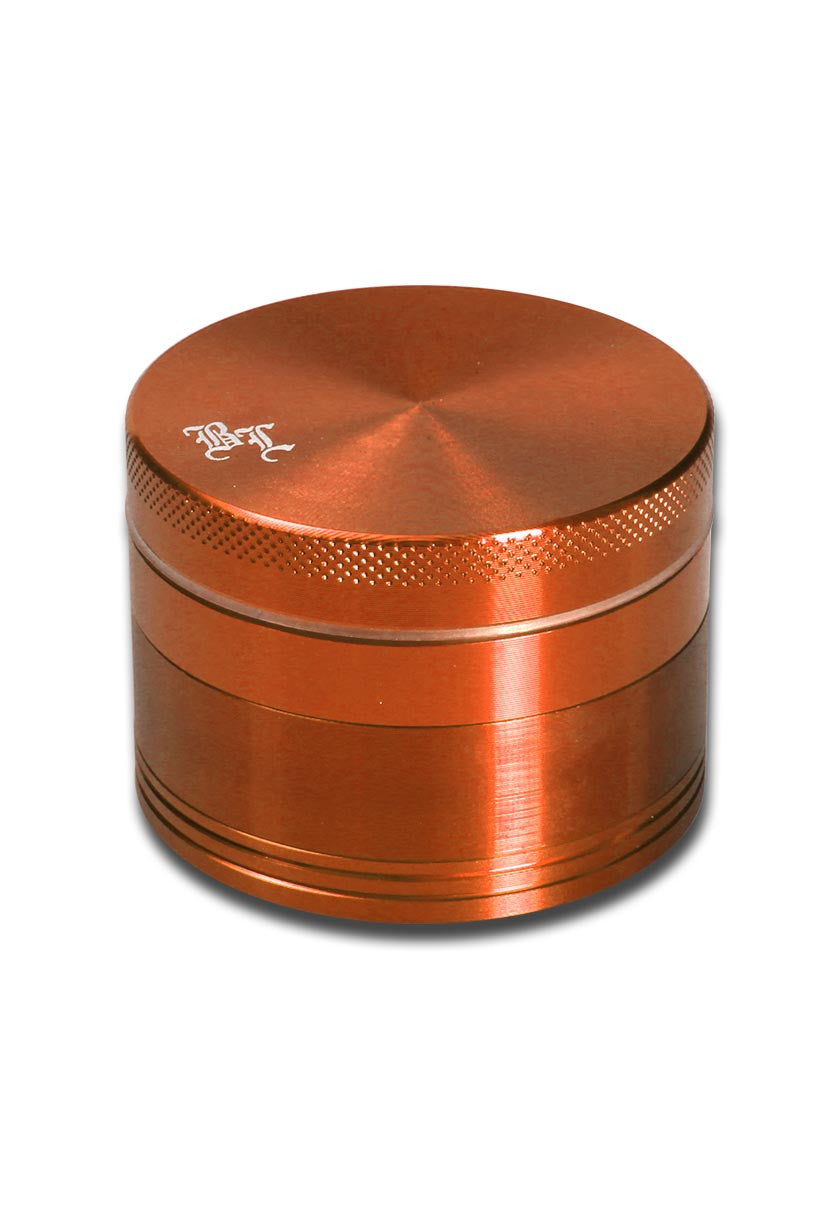 Black Leaf Aluminium-Grinder 4-teilig mit Magnet - Orange