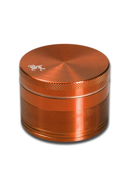 Black Leaf Aluminium-Grinder 4-teilig mit Magnet - Orange