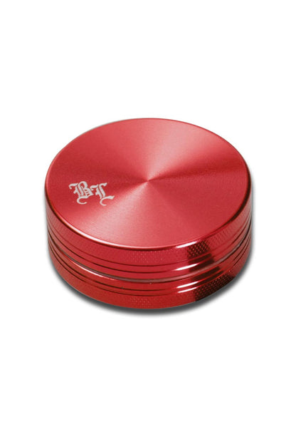 Black Leaf Alu-Grinder 2-teilig mit Magnet - Rot